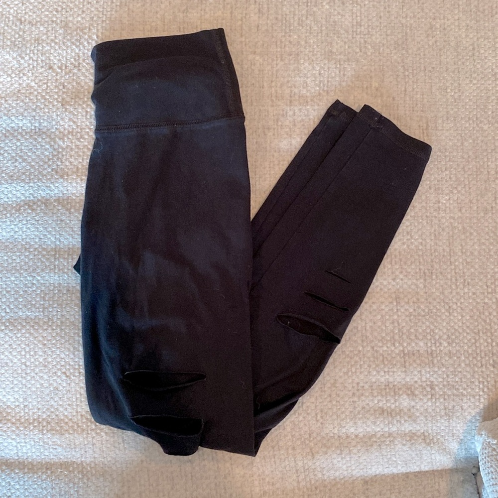 Aerie ripped leg small leggings